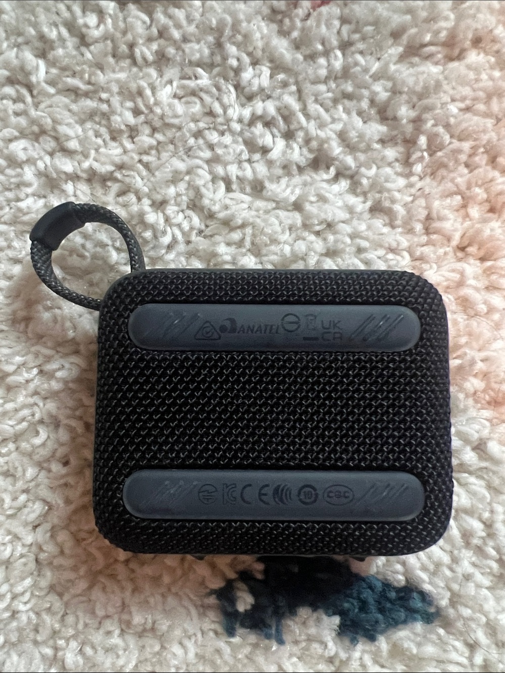 JBL Black Portable Bluetooth Speaker with Orange Trim - Picture 3 of 5